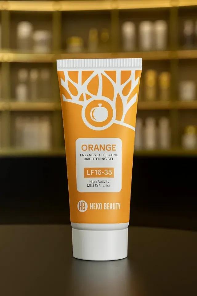 Orange Enzyme Gel Scrub for Brightening & Exfoliation